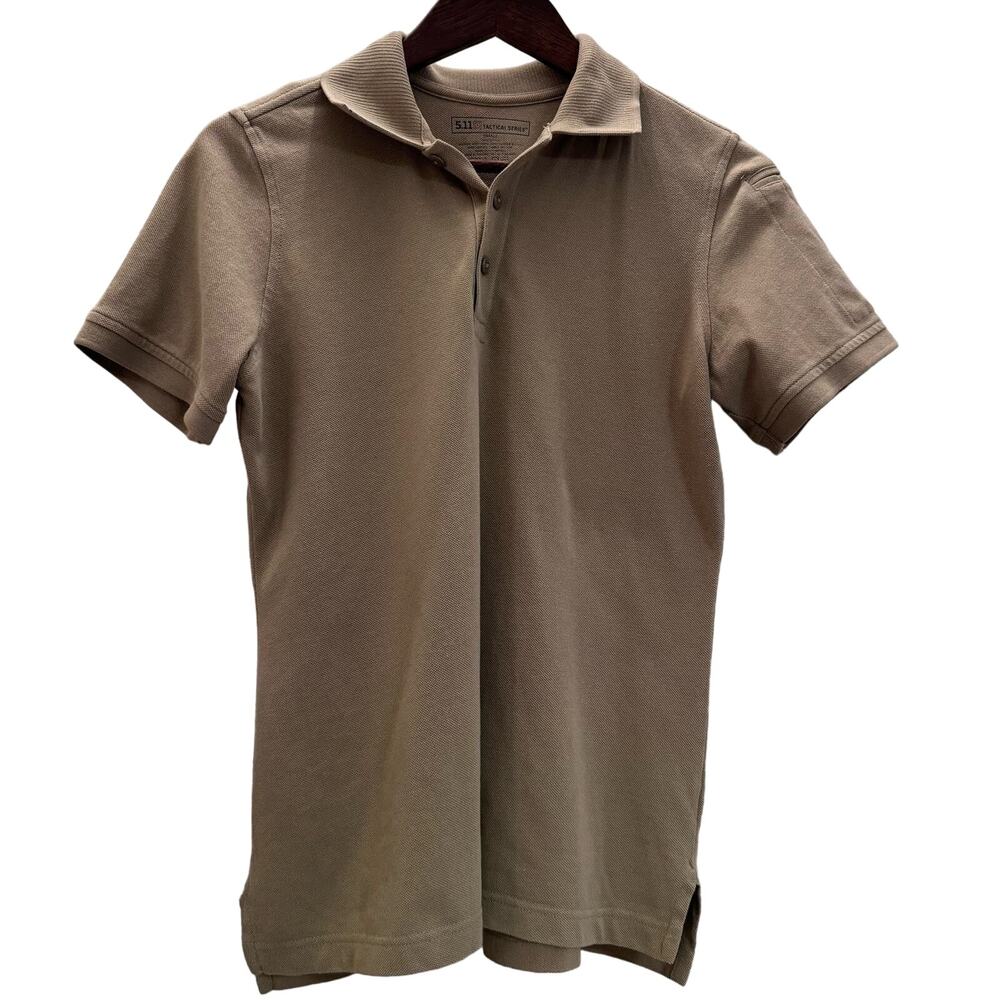 5.11 Tactical Series Women’s Professional Polo Short Sleeve Pocket Tan S